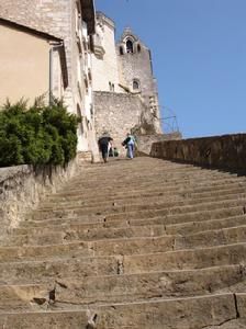 羅卡馬杜爾內城石頭階梯