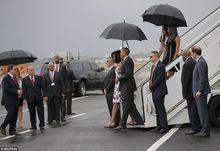 歐巴馬乘坐空軍一號抵達哈瓦那