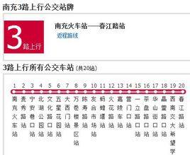 南充公交3路