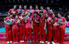 2013年世界女排大獎賽總決賽中國女排照片