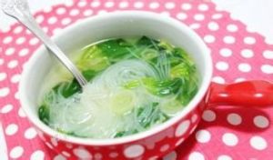 冬粉菠菜湯