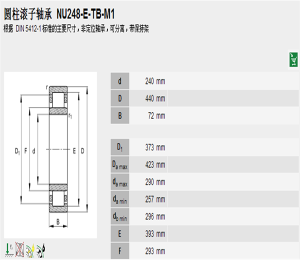 FAG NU248-E-M1單列短圓柱滾子軸承