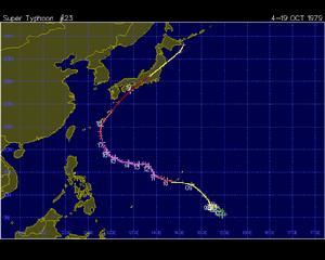 7919號颱風運動軌跡