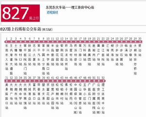 東莞公交827路