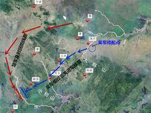 吳破楚入郢之戰進軍路線圖