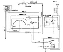 圖1前照燈自動變光系統電路