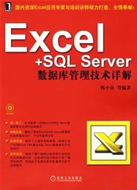 Excel+SQLServer資料庫管理技術詳解