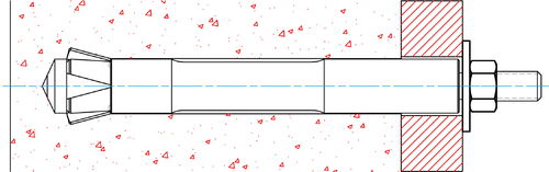 圖6 貫穿式擴孔型錨栓