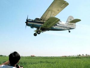 運-5飛機播撒農藥