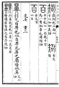 《說文解字》“百”