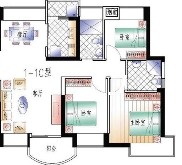 鴻隆107戶型圖