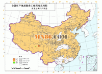 中國礦產資源分布圖