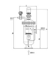 BJF自清洗刷式過濾器技術參數及外形尺寸