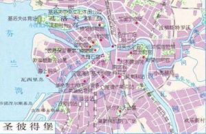 聖彼得堡市區圖