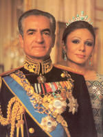穆罕默德·禮薩·巴列維和皇后法拉·黛芭