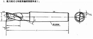 錐柄鍵槽銑刀