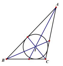 內心[三角形三條內角平分線交點]