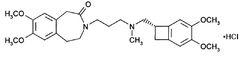 鹽酸伊伐布雷定結構式