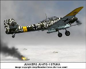 德國JU-87轟炸機
