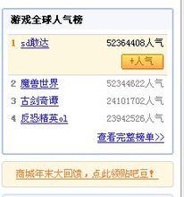 30日截圖，SD鋼彈吧曾一度居於首位