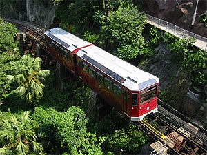 （圖）香港山頂纜車