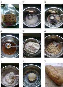 紅糖燕麥麵包做法步驟