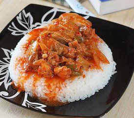 泡菜雞肉飯