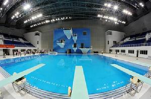 廣東奧體中心游泳跳水館跳水比賽區全景