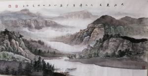 《大江東去138*70cm》-菅明水