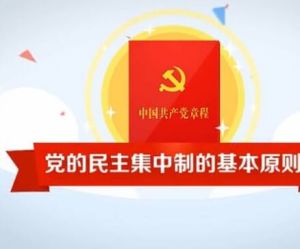 黨的民主集中制