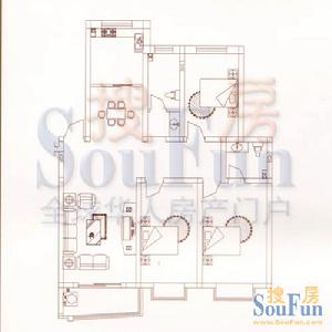 名都百盛園3室2廳2衛1廚