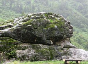 黃山臥虎石