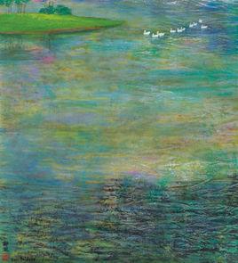 郁風春江水暖鴨先知圖 郁風春江水暖鴨先知圖