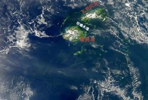 斐濟群島衛星照片