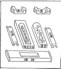 製作墨錠的模具