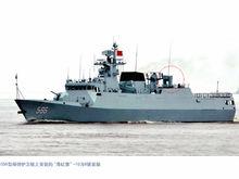 056型護衛艦安裝8聯裝紅旗-10防空飛彈