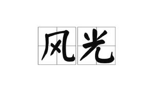 風光[漢語詞語]