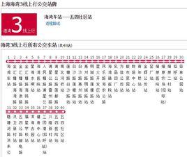 上海公交海灣3線