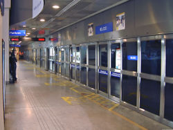 （圖）吉隆坡輕鐵的禁止門