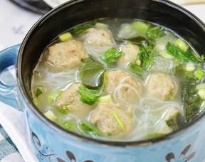 氽牛肉丸子湯