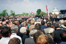 1993年匈牙利人迎接霍爾蒂的遺骸回歸故鄉