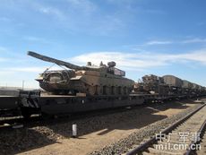 99式主戰坦克抵達演習區域
