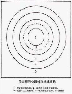 同心圓模式