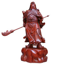 木雕中多以關公彌勒佛和觀音為主