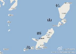 長山島位置示意圖