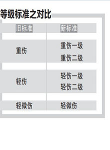 人體輕傷鑑定標準(試行)