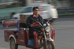 陳州和他的殘疾車