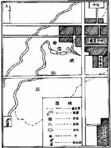 真守村遺址示意圖