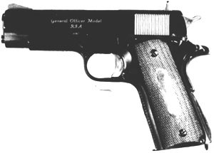 美國M15式11.43mm將官手槍