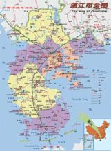 廣東省湛江市地圖